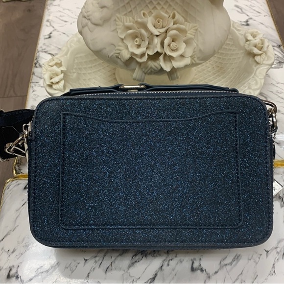 Vintage Havana Lavender Navy Blue Glitter Cross Body - Picture 3 of 10